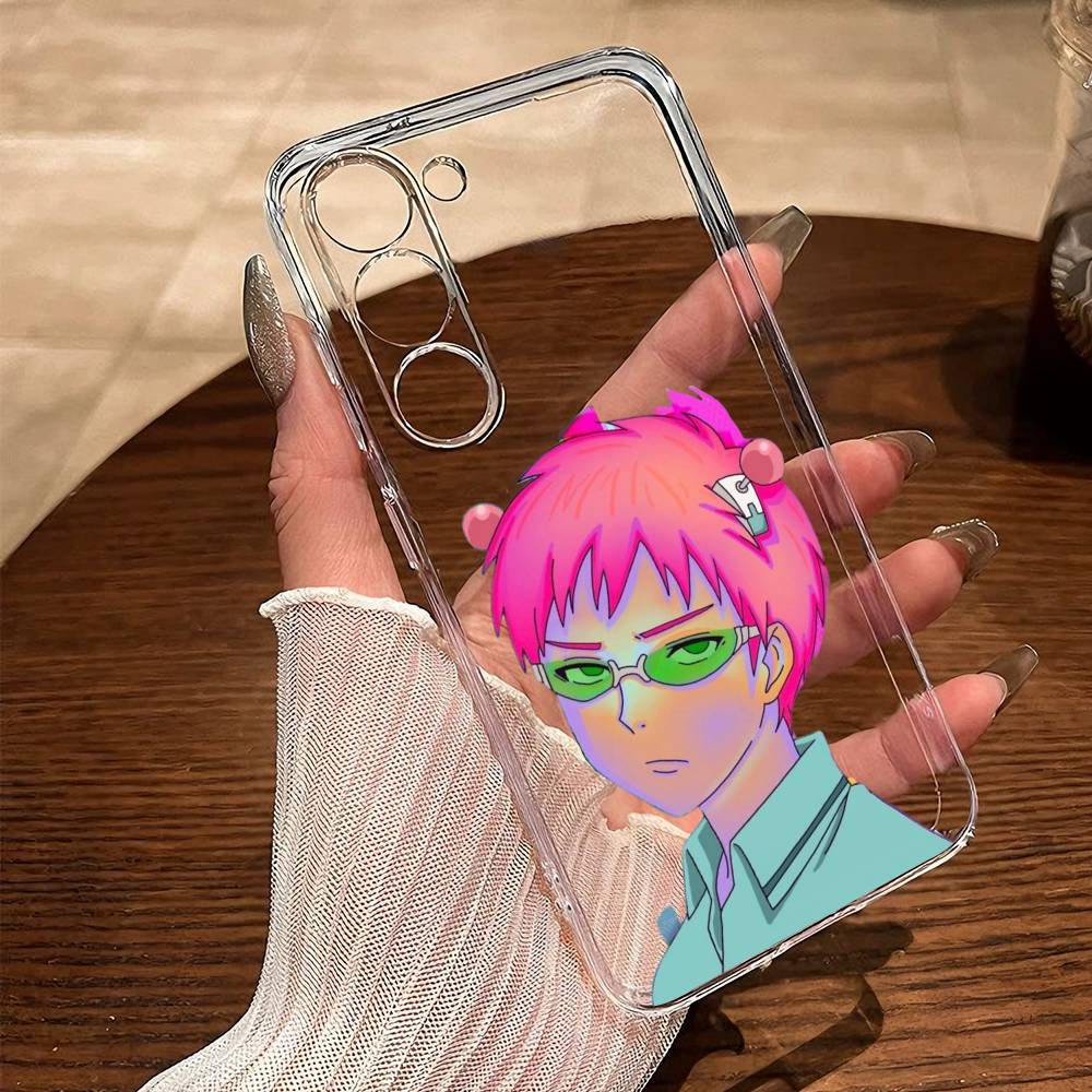 Anime Saiki-K K-KusuoS Phone Case For SamsungA10 A12 A31 A40 A70 Transparent Cover Case Samsung a30 a20