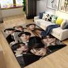 Stray Kids Kpop Singer Area Rug Large,Carpet Rug for Living Room Bedroom Sofa Doormat Decoration,  Kids Play Non-slip Floor Mat