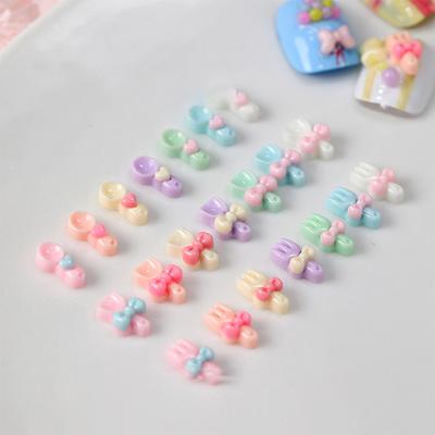 50 Pcs Cute Cartoon Tableware Nail Charms 3D Resin Shovel Fork Spoon Nail Art Accessories For Diy Crafts