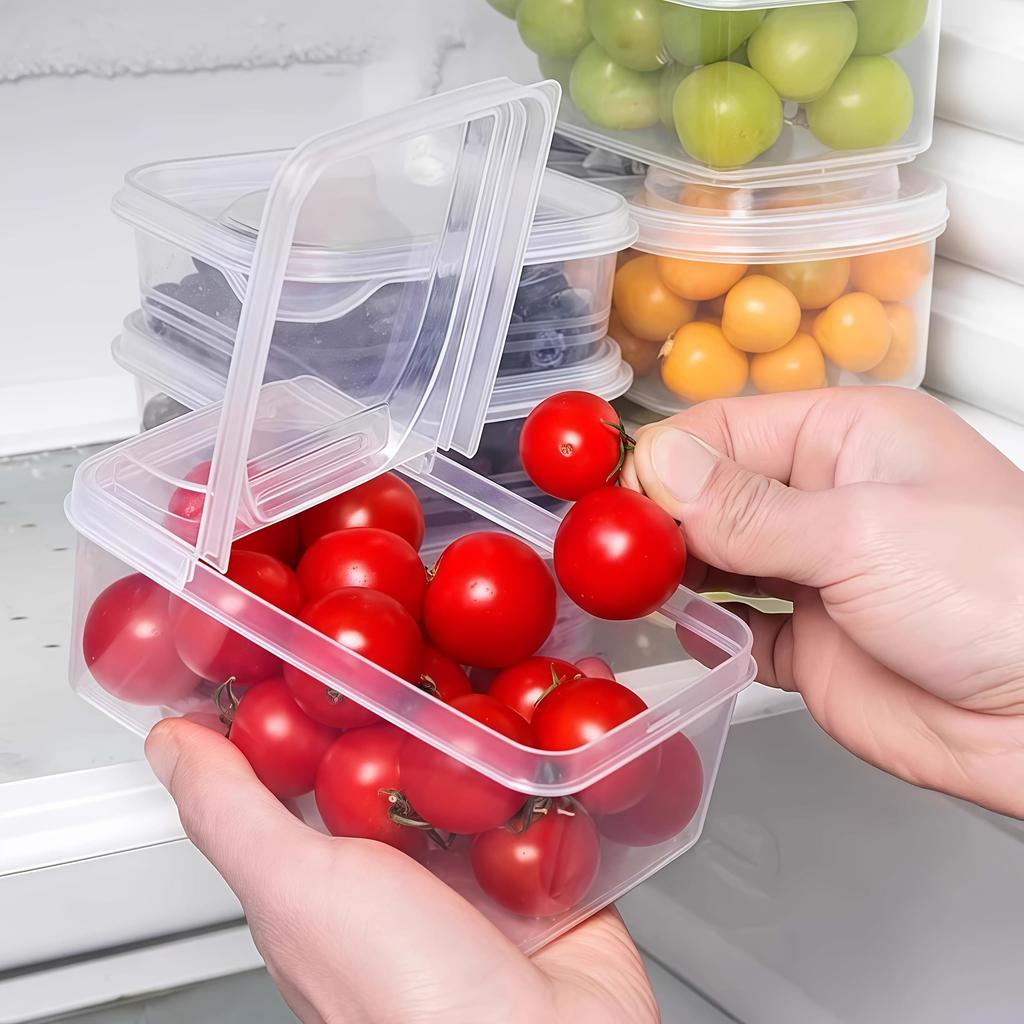 Student Lunch Box Portable Fresh Fruit Container Office Worker Bento Box with Ice Pack Reusable Leakproof Food Storage