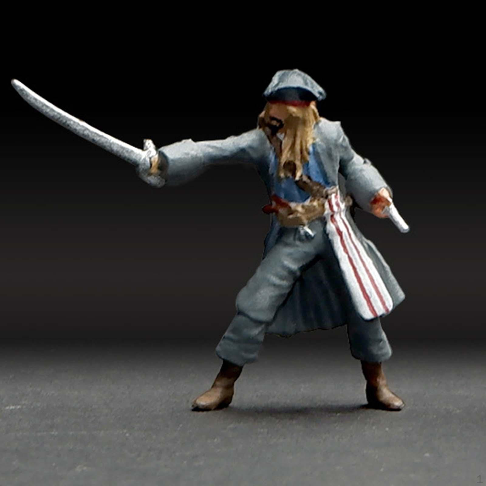 Фигурки пиратов 1/64 Крутая игрушка Украшение Симуляция Фигурки Обучающие Raise the knife