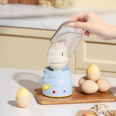 Eierwirbler Goldener Eierbereiter mit Schneider Eierrührmaschine in der Schale Küchenhelfer zum Mischen von Eiern in der Schale Eigelb Eiweiß Mischer