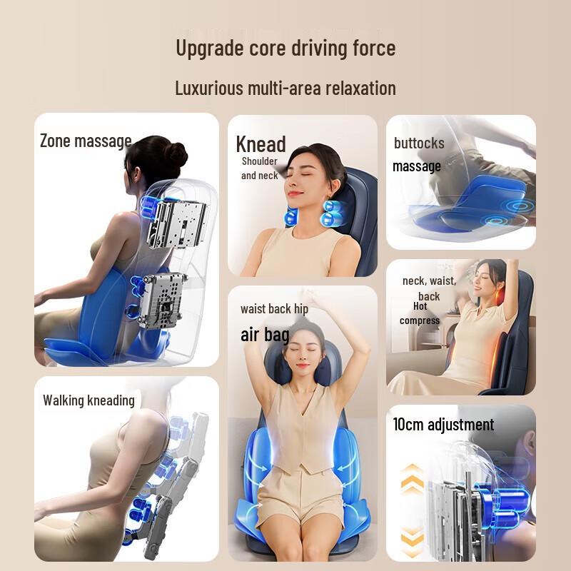 AUX Full-Automatic Back & Hip Massage Cushion