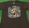 Vintage Y2K Harley Davidson Skull Wings Flames VTG 2023 Mens Size XL Georgia