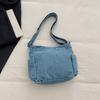 Denim Bag Women's Shoulder Crossbody Bag Commuter Small Square Bag