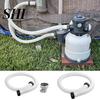 Pool Replacement Hose Stretchable Corrugated Structure with Clamps Easy Installation Vacuum Filter Pump for INTEX Adapter
