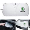 ADW1 Car UV Protection Windshield Sun Visor Foldable Sun Shade Cover For Octavia Rapid Fabia Superb Kodiaq Scala Karoq Kamiq