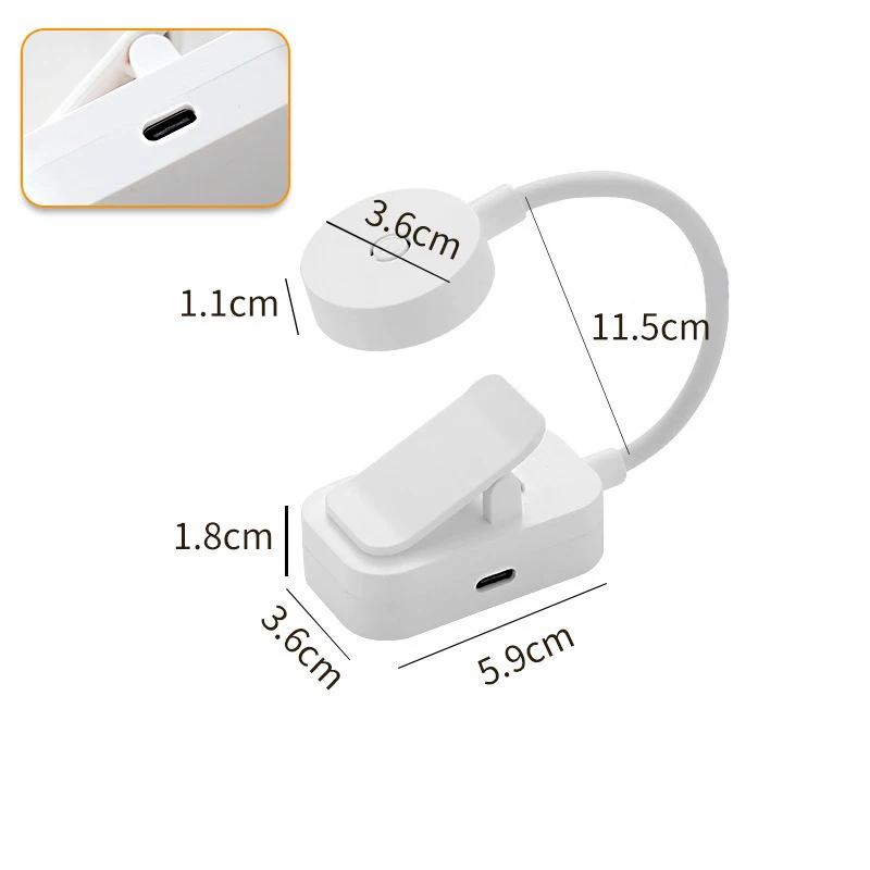 Portable LED Book Lamp Reading Small Table Lamps Eye Protection 3 Colors Bedroom Study Bedside Student Book clip Night Light