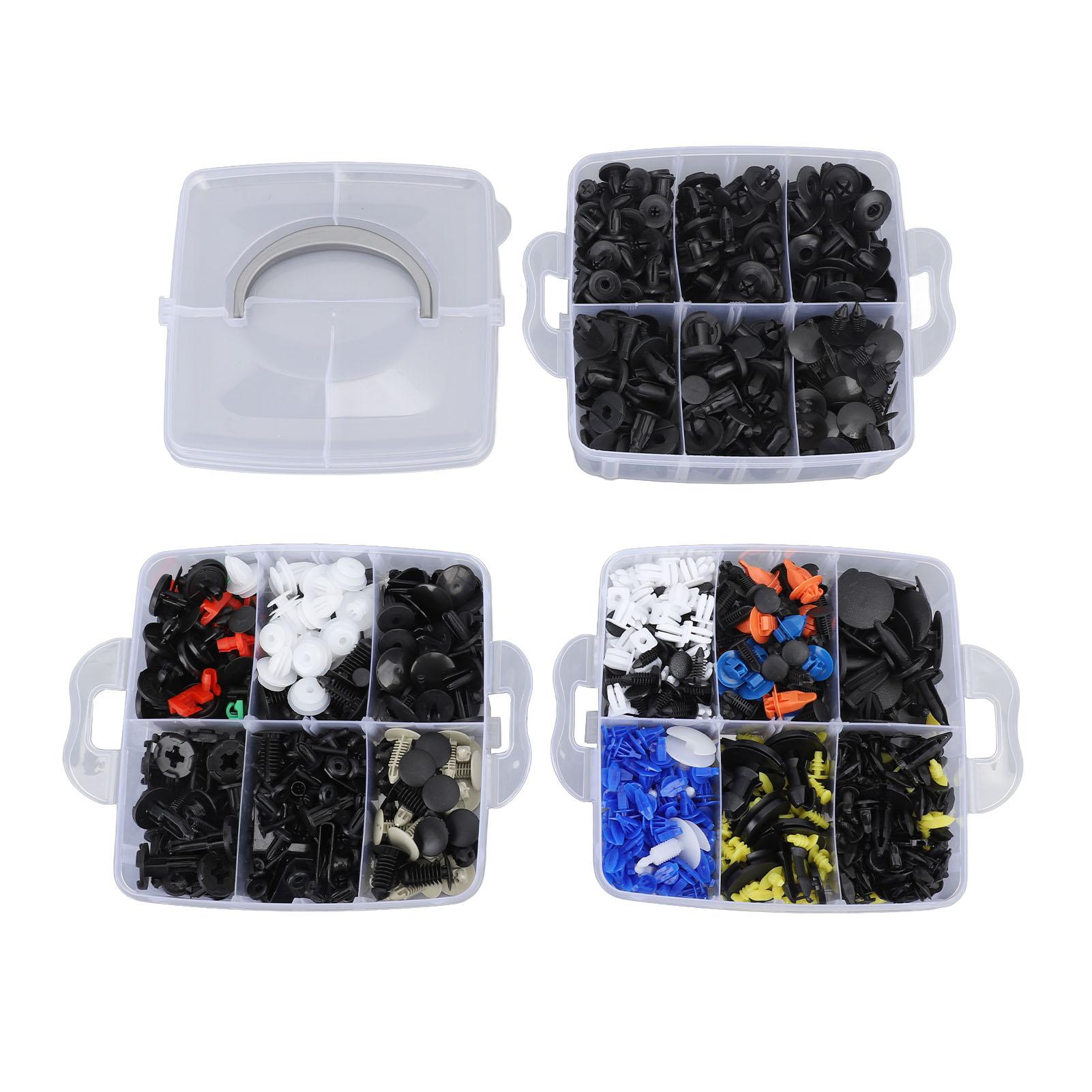 

Набор из 970 шт. автомобильных клипс для бампера с инструментами для снятия, набор универсальных автомобильных пистонных заклепок