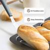 Nonstick Perforated 4 Cup French Bread Mold Carbon Steel Baguette Pan Hot Dog Bun Pan Bakeware Toast Cake Baking Tray Baking Too