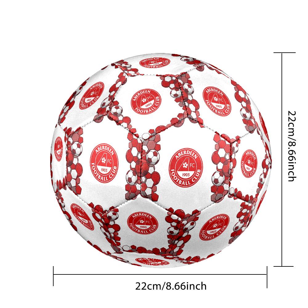 Aberdeen FC Size 5 Standard Football Durable Training Match Soccer Ball for Adult Outdoor Sports