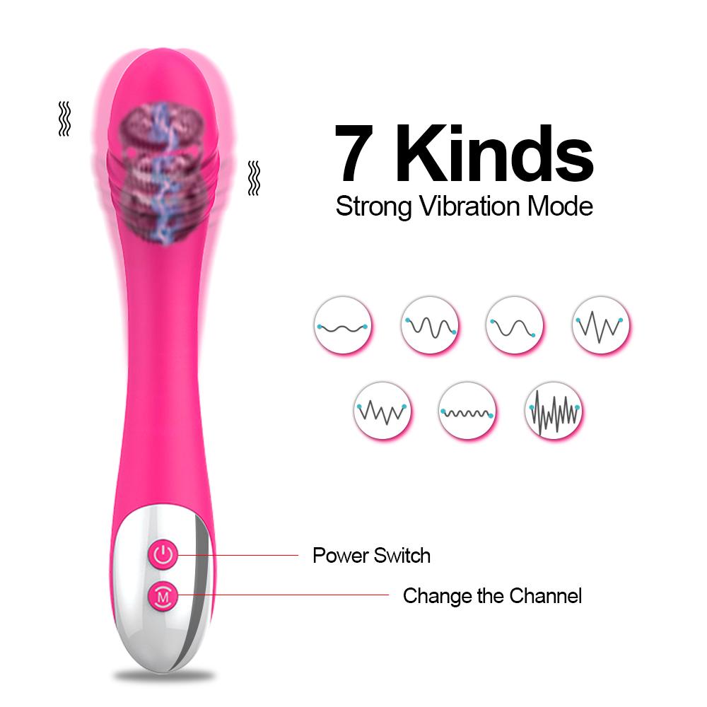 Powerful G-Spot Dildo Vibrator Soft Silicone Female Vagina Clitoris Stimulator Massager Masturbator Sex Toys For Adults 18