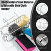 Rust Resistant Sponge Holder Stainless Steel Kitchen Drying Rack Sink Organizer  Kitchen Sink