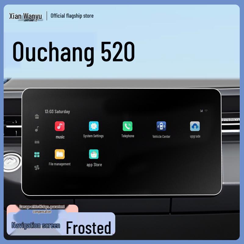 Changan Oshan 520 Center Console Tempered Film Screen Protector, 2025 Model.