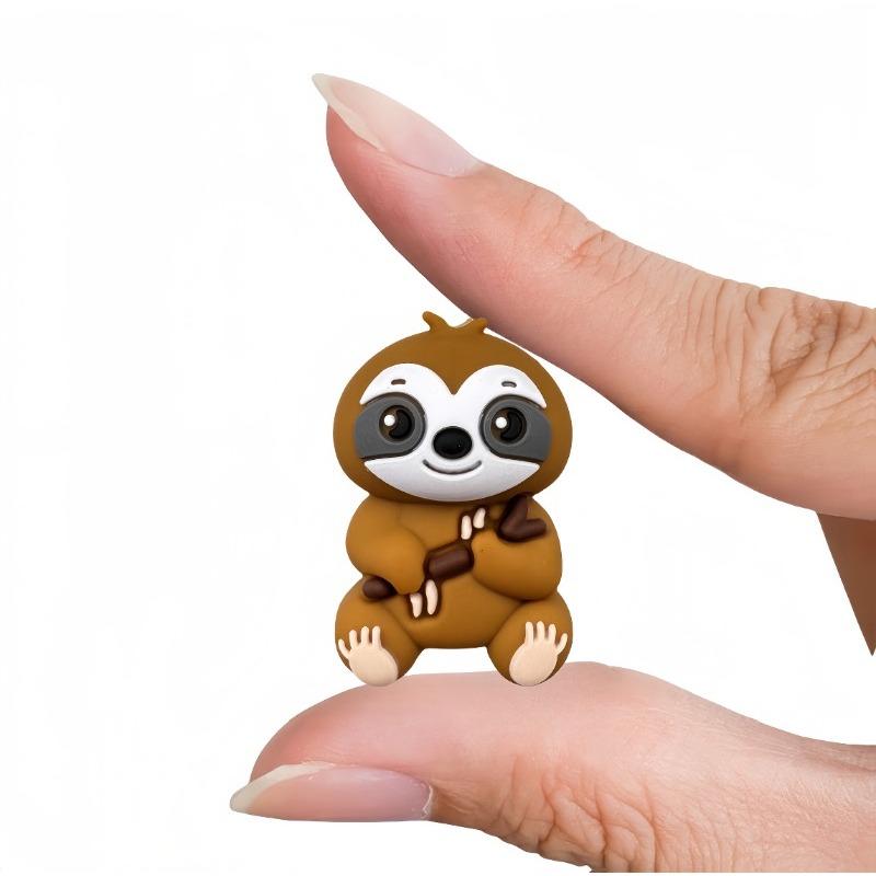 

Силиконовые Милые Мультяшные Животные Бусины DIY Бусины Ручка Ювелирные Аксессуары Рассыпные Бусины 1pcs коричневый