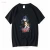 Arifureta Yue and Hajime Classic T Shirt Anime Nagumo Long Sleeves Vintage Washed Comfortable Homme Stylish