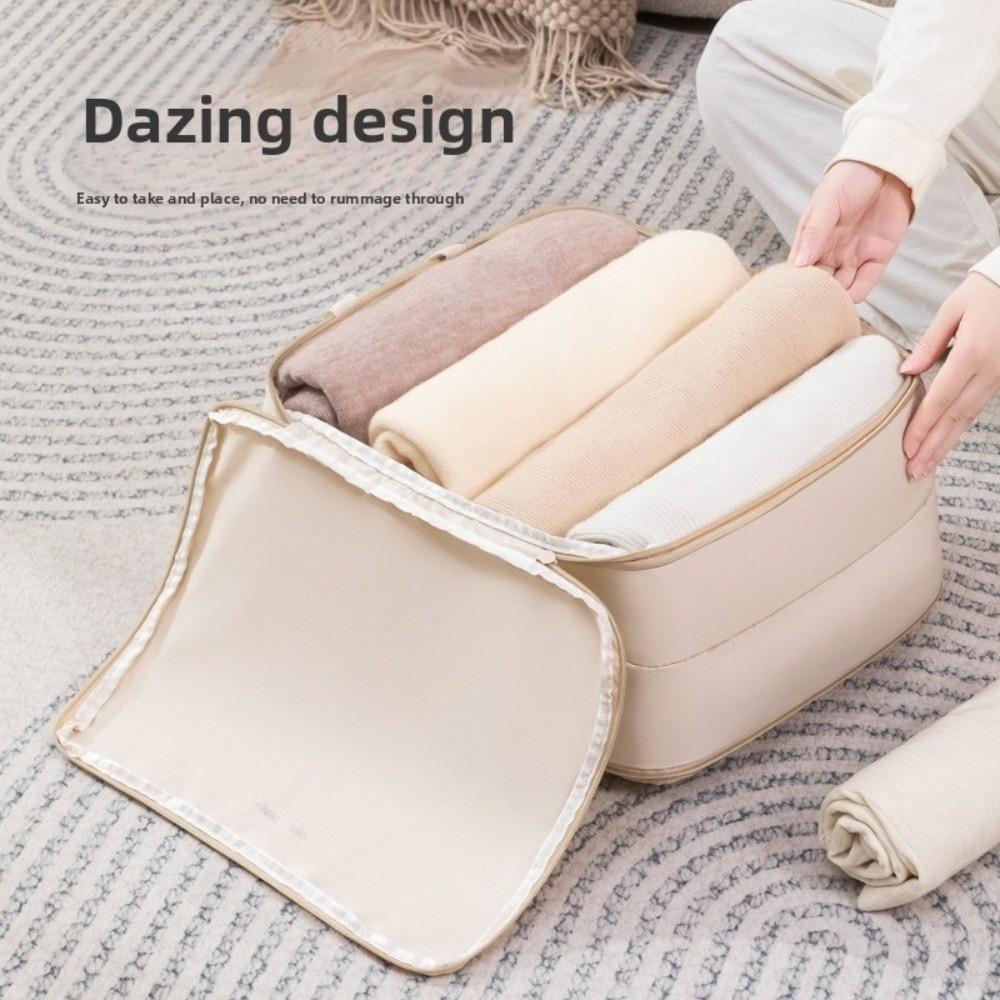 Foldable Clothes Storage Bag Large Capacity Clothes Packing Cube Down Jacket Storage Bag  Suitcase