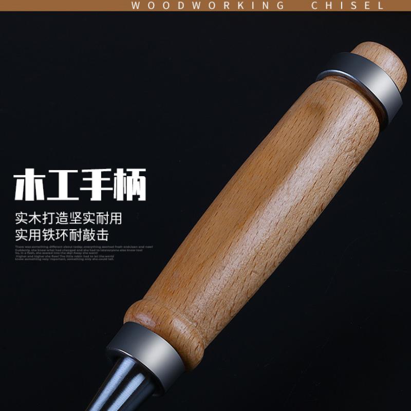 Robustes Flachmeißel-Set für Holzbearbeitung, 6-38MM, Holzgriff, Holzmeißel, Flachmeißel, Schnitzmesser, Zimmermann, Holzschneidewerkzeuge