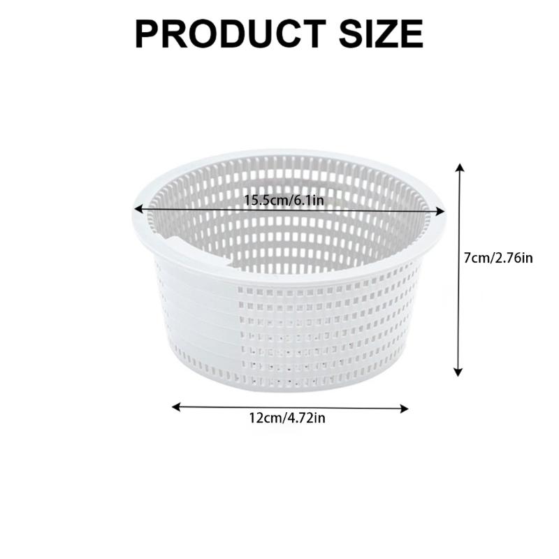 2Pcs Professional Pool Skimmer Basket Pool Filter Basket Pool Cleaning Accessories Replacement Basket Filter Basket