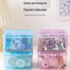 Transparent Dustproof Card & Coin Organizer with Lid for Kids & Students