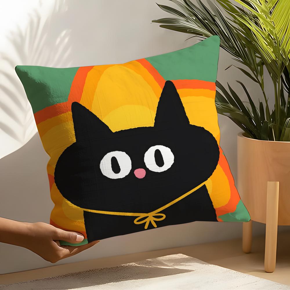 2 Funny And Quirky Party Animals Pillow Case Home Living Room Decoration Linen Pillowcover Pillow Cases Cushion Cover