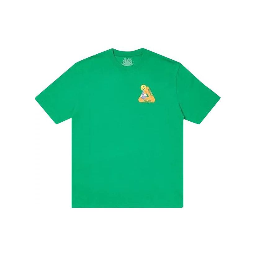 Palace Tri-Smiler T-Shirt Green Men Tops P18TS105