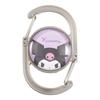 Factory Double Carabiner Sanrio Characters T'S Keychain, Kuromi, Purple, SR-5541836KU