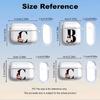 Lnitial Letter Clear Earphone Cases Cover Case For Airpods 3 4 Pro Pro2 1 Pro3 2