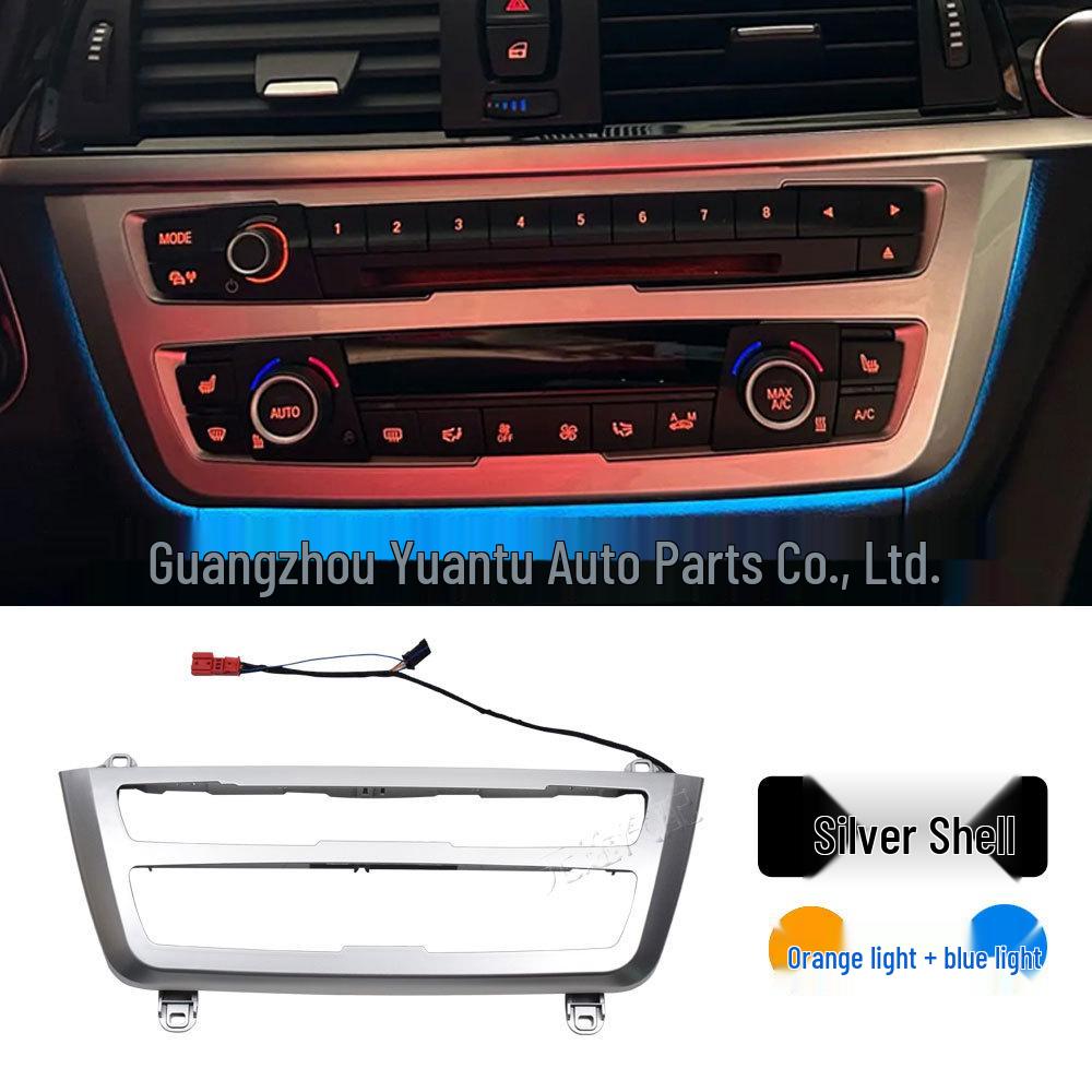 

BMW 3/4 Series F30 F31 F33 M4 Dashboard Console with Dual-Color Yellow/Blue Ambient Lighting.