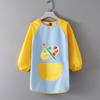 Children's Waterproof Art Smock with Logo - Reversible Apron for Painting and Eating  
