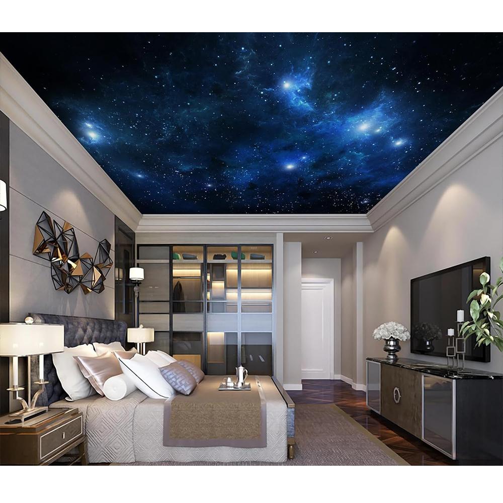 Starry Sky Murals For Walls Large Galaxy Ceiling Wallpaper For Living Room Bedroom Galaxy Wall Murals