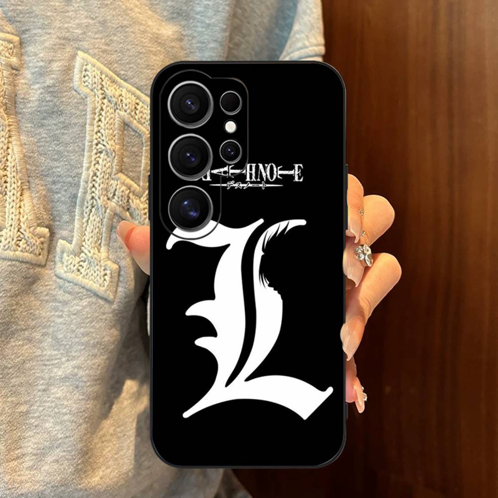 

Чехол для телефона D-Death Note для Samsung S 24 Fe 25 Ultra Plus 20 Lite 21 30 22 23 24 22 Ultra 5G Fundas Samsung S30 plus 5G