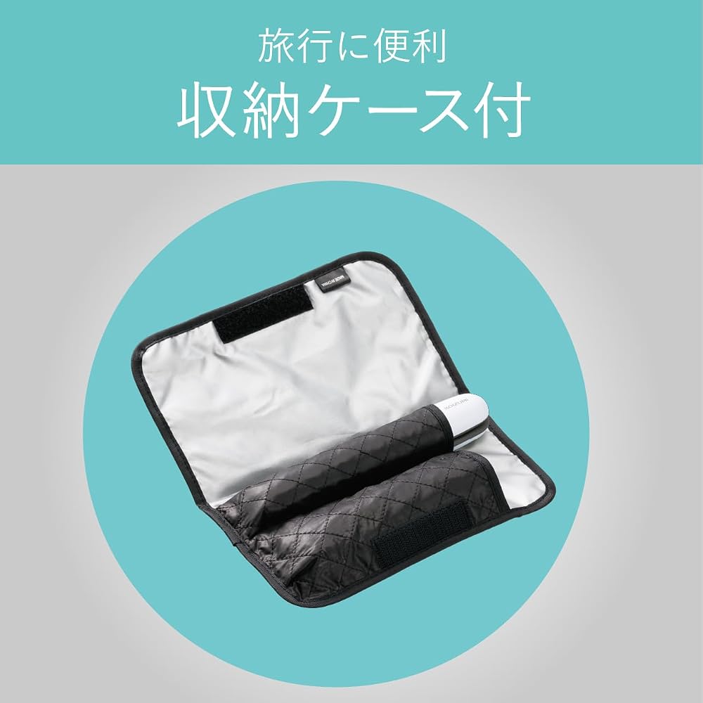 Koizumi Cordless Straight Iron White KHS-8640/W, Lightweight, Quick Heat-Up, Ceramic Plates