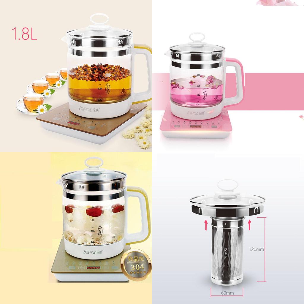 Luxuriöser Vollautomatischer Gesundheitstopf mit Dickem Glas und Multifunktions-Wasserkocher