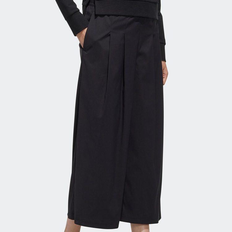 adidas Style Culotte Knitted Sweatpants Women's Black FT2907