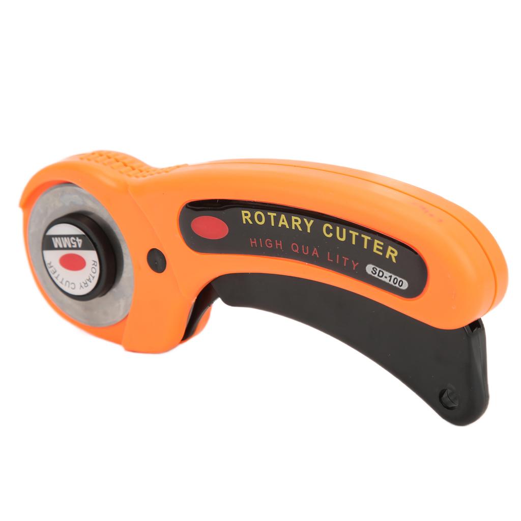 Fabric Cutter Manual Cloth Cutting Round Hob with Replacement Blades for Sewing Leather5 Blades