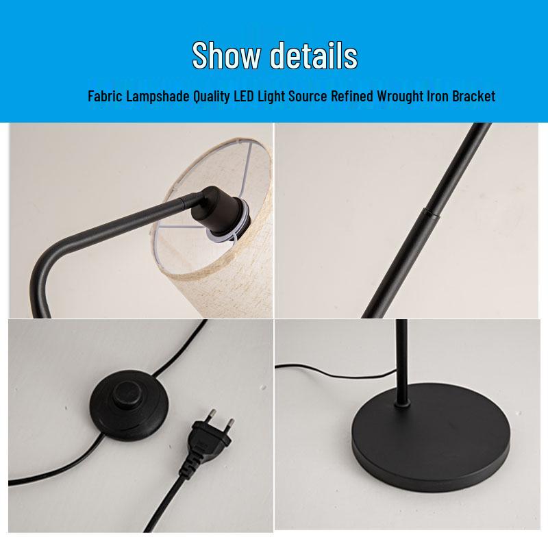 Nordische minimalistische LED-Stehlampe - Moderner französischer Stil für Wohnzimmer oder Schlafzimmer