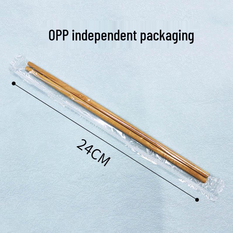 

COFLYEE Individually Wrapped Disposable Bamboo Chopsticks 500 Pairs (6*24 Carbonized)