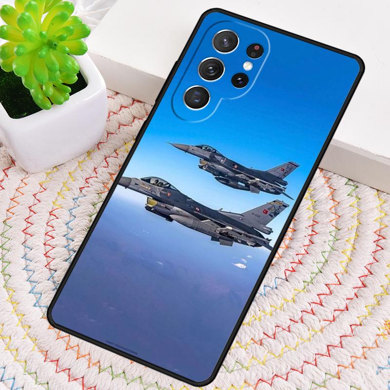Fighter Plane In The Sky Phone Case for Samsung Galaxy Note 10 Pro S26 Ultra S23 S24 FE S25 S21 S22 PLUS Shockproof Cove