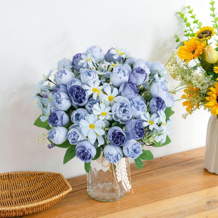 1/2Pc Artificial Flowers Rose Wedding Home Room Table Festival Decoratio Outdoor Garden Yard Bridal Bouquet DIY Gift Accessories
