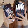 Game GI Ningguang Matte TPU Mobile Phone Case for VIVO Y77 76 75 74 73 72 58 56 55 51 50 38 36 Y19 Y18 Y03 Y01 5G Colorful Cover