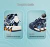 Happy Bear 25 Summer Children's Closed-Toe Beach Sports Sandals with Rotary Button for Boys