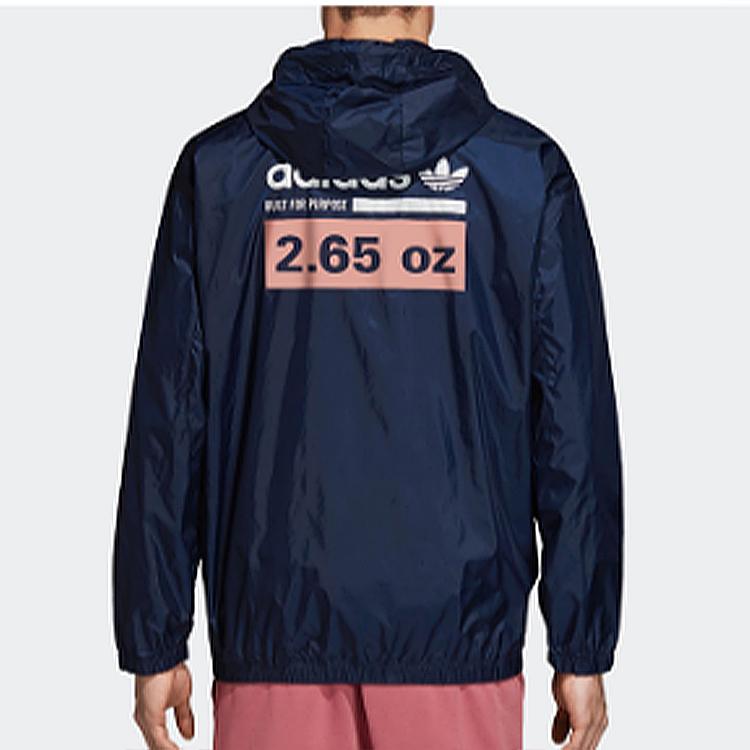 Adidas Originals Kaval Wb Winter Windbreaker Hoodie Jacket Men Outerwear Blue DH4959