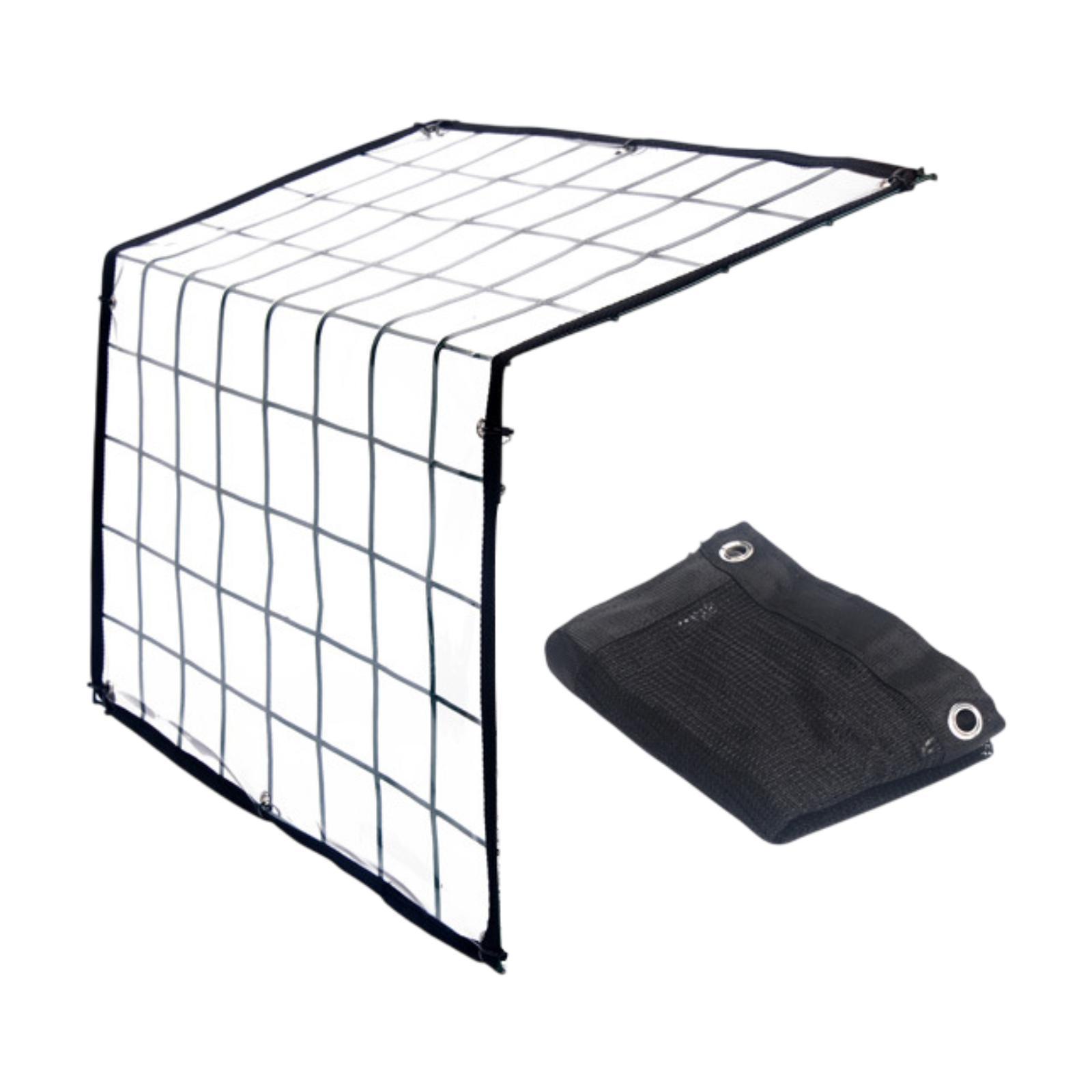 

Mini Greenhouse Plant Shelter Rain Canopy Greenhouse Fencing Sun Rain Protection Tent Cover for Indoor Balcony 48cmx24cmx30cm