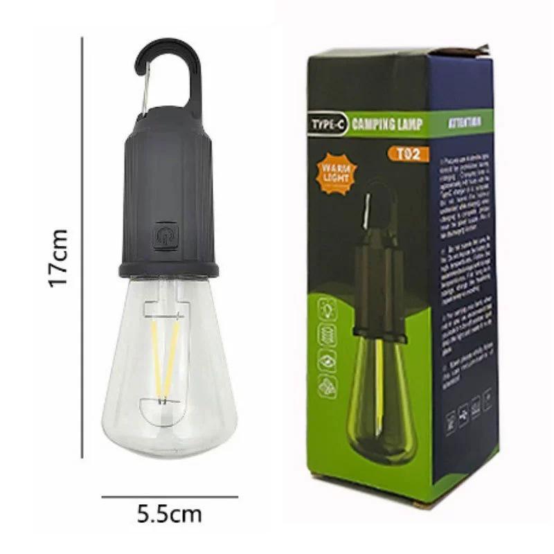 Best-Selling Solar Rechargeable Camping Light - Portable Spherical Tent Bulb