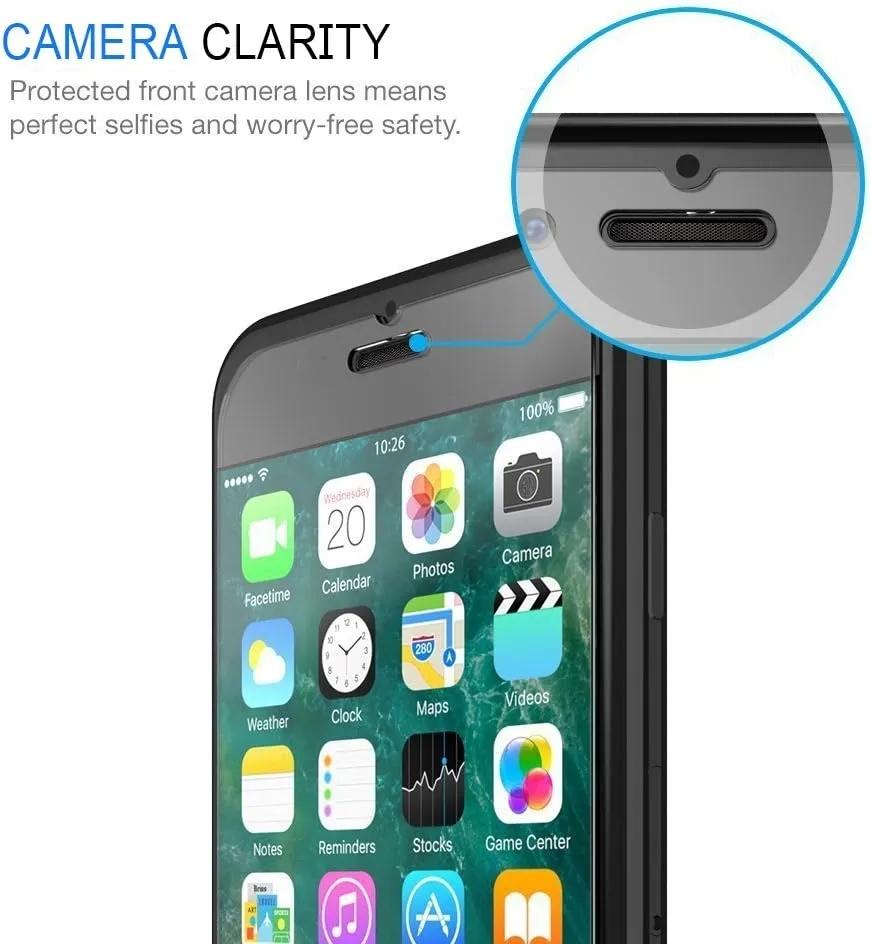 3 unidades de vidro temperado para Apple iPhone 6 6S 7 8 Plus SE 2022 protetor de tela protetora 2020