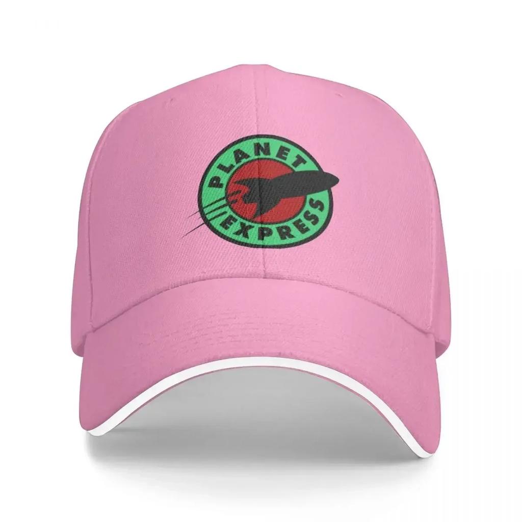 Planet Expressed Logo Print Baseball Cap Y2k Retro Classic Couple Women Trucker Hat Adjustable Custom Kpop Rock Baseball Caps