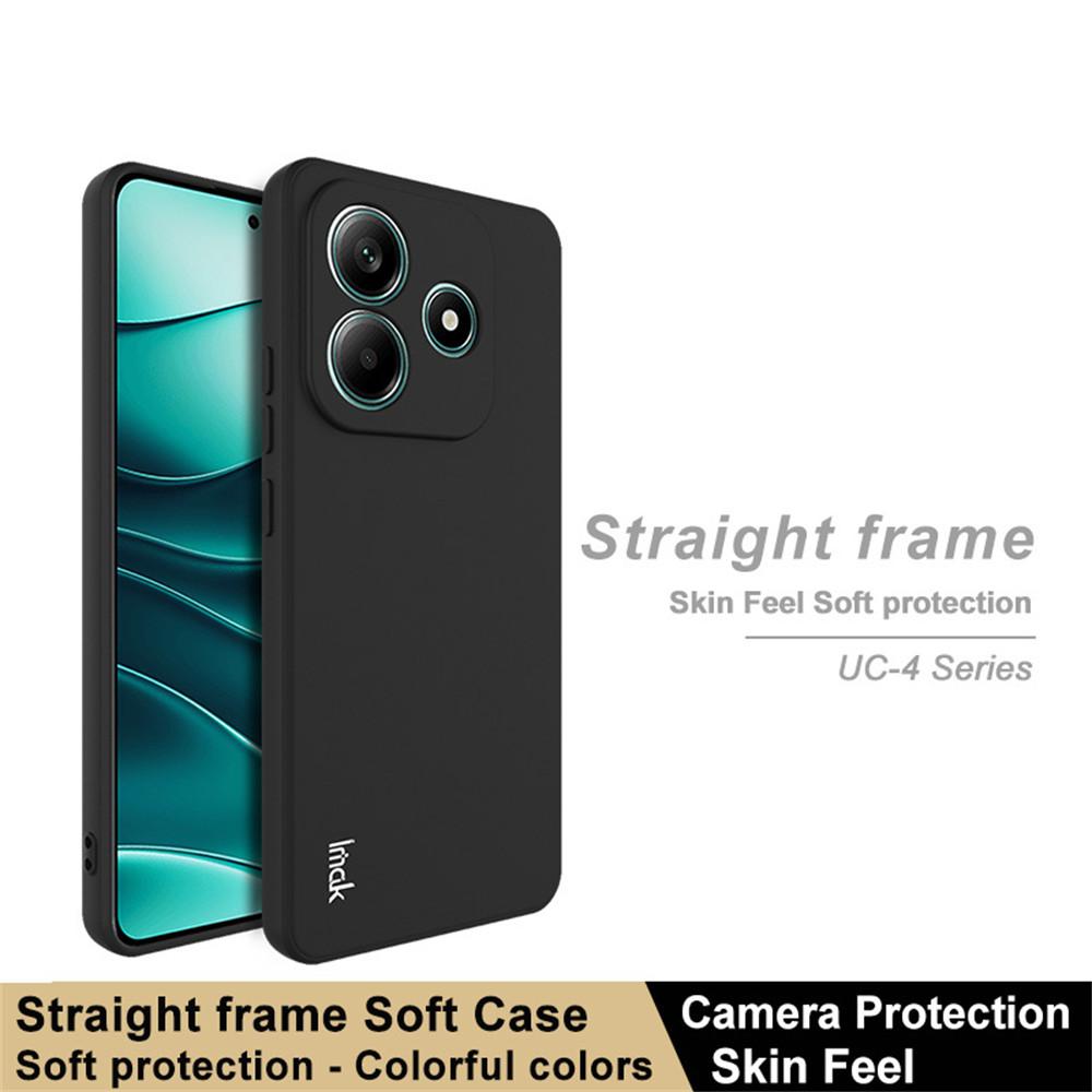 

For Xiaomi Redmi Note 14 5G TPU Case Soft Phone Cover Straight Edge White