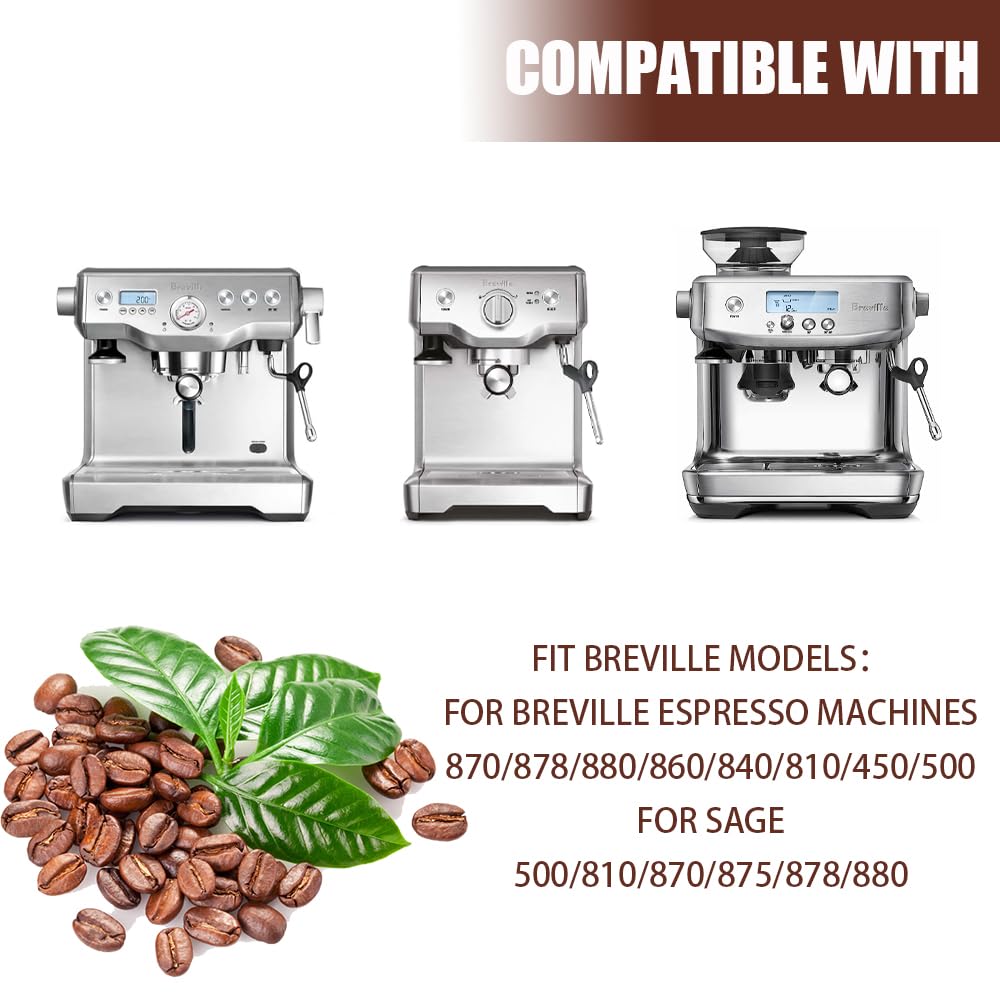 96-2Pcs Filter for Breville Filter replacement for Breville Espresso Machine BWF100 /990/980/870/878/880/860/840/810/600/500/450 3