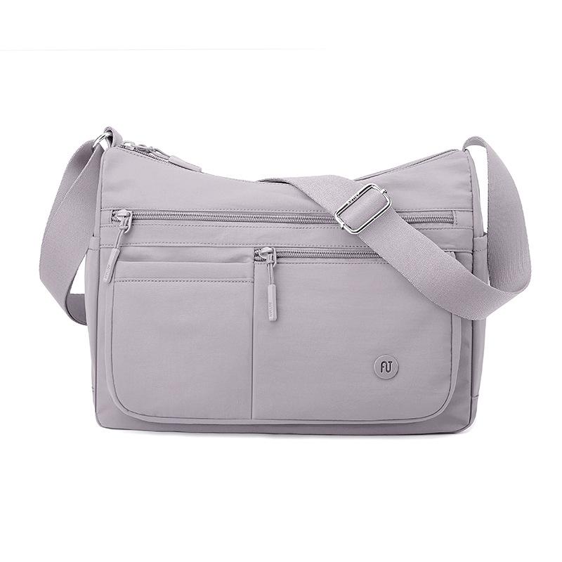 

Женская уличная сумка большой вместимости, на плечо, кроссбоди, многосекционная сумка для мамы светло-фиолетовый